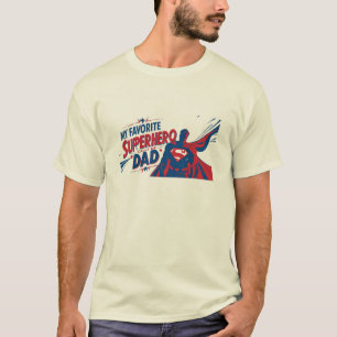 Mijn favoriete superheld noemt me vader - heldhaft t-shirt