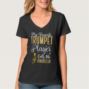 Mijn favoriete trompettist noemt me Abuela Cute T-shirt