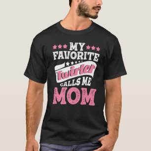 Mijn favoriete Twirler noemt me mam Dansende Baton T-shirt