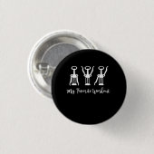 Mijn favoriete uitloopwijngaard ronde button 3,2 cm (Voorkant /achterkant)