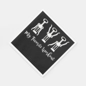 Mijn favoriete uitloopwijngaard servet (Hoek)