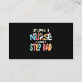 Mijn favoriete verpleegster noemt me Stap Pap Visitekaartje