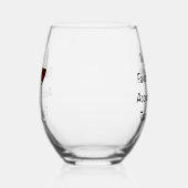 Mijn favoriete verworven smaak wijnglas zonder voet (Rechts)