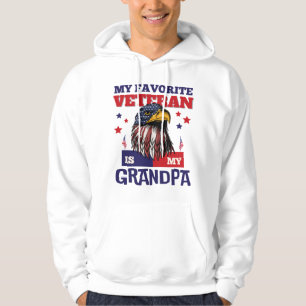 Mijn favoriete veteraan is mijn opa Veterans Day U Hoodie