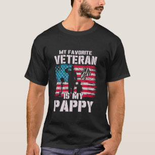 Mijn favoriete veteraan is mijn Pappy Amerikaanse  T-shirt