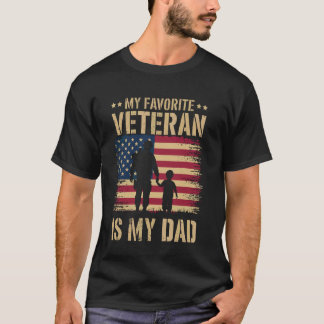 Mijn favoriete veteraan is mijn vader t-shirt
