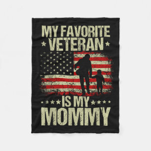 Mijn favoriete veteraan is Mymommy Amerikaanse vla Fleece Deken