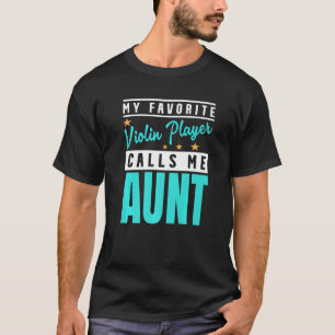 Mijn favoriete Violin Player belt me met een gewel T-shirt