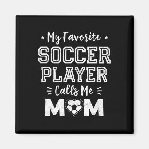 Mijn favoriete voetballer noemt me mama Schattige  Magneet