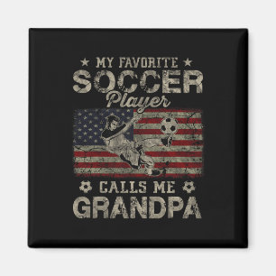 Mijn favoriete voetballer noemt me opa Usa Fla Magneet