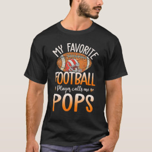 Mijn favoriete voetballer noemt me Pops Schattig T-shirt