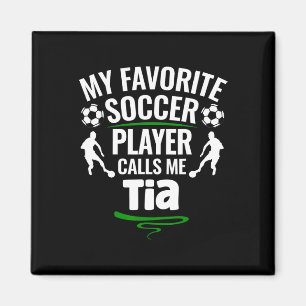 Mijn favoriete voetballer noemt me Tia  Magneet