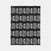 Mijn favoriete voetballer roept me de Voetbal Fleece Deken (Voorkant)