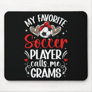 Mijn favoriete voetbalspeler Oma Voetbal Oma Oma Muismat
