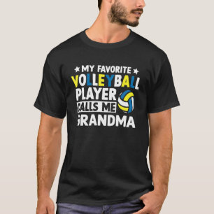 Mijn favoriete volleybal noemt me oma moeder d t-shirt