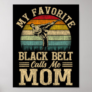 Mijn favoriete zwarte band noemt me mama Moederdag Poster
