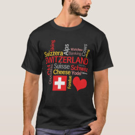 Mijn favoriete Zwitserse dingen grappig T-shirt