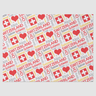 Mijn favoriete Zwitserse dingen Tissuepapier