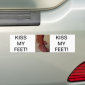 MIJN FEET. BUMPERSTICKER (Op auto)