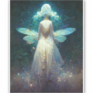 Mijn feiale Wings Fantasy Art Sticker