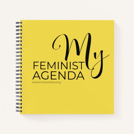 Mijn feministische agenda notitieboekje (Voorkant)