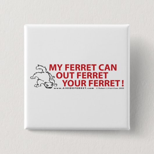 Mijn Ferret Can... Sq Button (Voorkant)