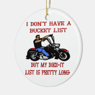 Mijn fietslijst is vrij lang keramisch ornament