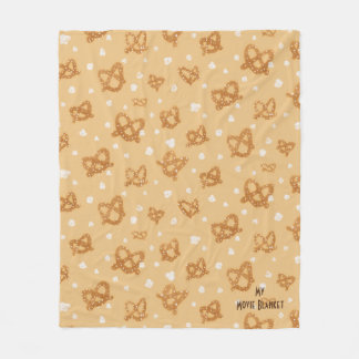 Mijn Filmdeken - Pretzels & Popcorn Snacks Fleece Deken