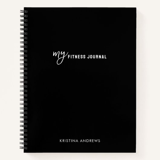 Mijn Fitness Journal Notitieboek (Voorkant)