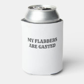 Mijn flabbers zijn een grappig citaat blikjeskoeler (Blikje Achterkant)