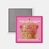 Mijn Floral Crown Magnet Magneet (Voorkant / Achterkant)