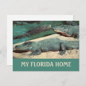 Mijn Florida Home Gator Briefkaart (Voorkant / Achterkant)