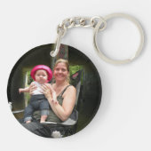 Mijn fotocadeau voor kleindochter sleutelhanger (Achterkant)