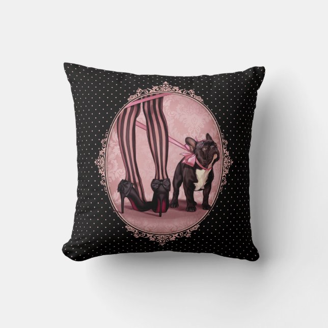 Mijn Franse Bulldog Kussen (Voorkant)