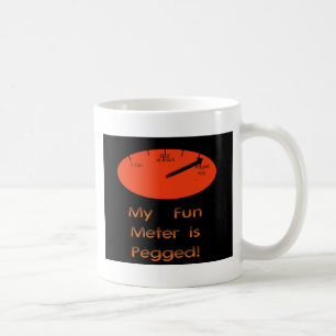 Mijn Fun Meter is Pegged. Koffiemok
