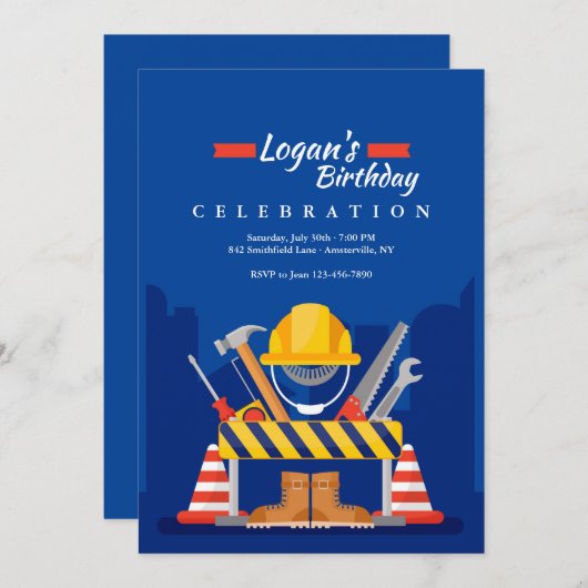 Mijn game-dag in de bouw kaart (Voorkant / Achterkant)