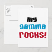 Mijn Gamma Rocks T-shirts en geschenken Briefkaart (Voorkant / Achterkant)