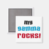 Mijn Gamma Rocks T-shirts en geschenken Magneet (Voorkant / Achterkant)