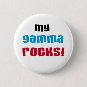 Mijn Gamma Rocks T-shirts en geschenken Ronde Button 5,7 Cm