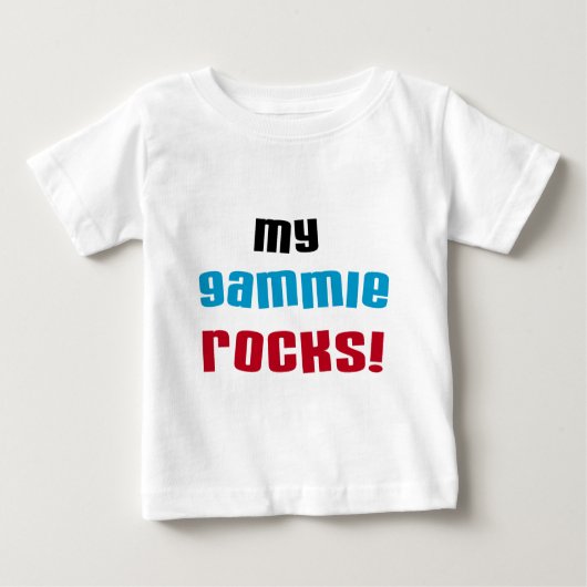Mijn Gammie Rocks T shirten en geschenken (Voorkant)