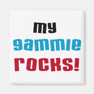 Mijn Gammie Rocks T shirten en geschenken Magneet