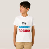 Mijn Gammie Rocks T shirten en geschenken T-shirt (Voorkant volledig)