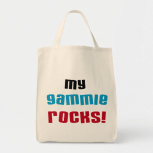 Mijn Gammie Rocks T shirten en geschenken Tote Bag