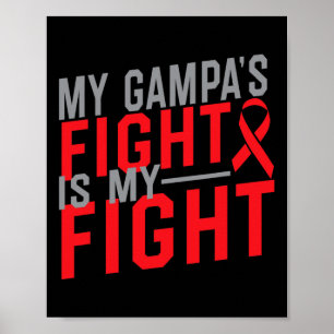 Mijn gampa's strijd is mijn strijd Bloedkanker bew Poster