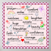 Mijn gebed voor jou poster (Voorkant)