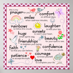 Mijn gebed voor jou poster