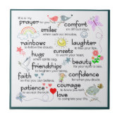 Mijn gebed voor jou tegeltje (Voorkant)