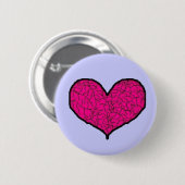 Mijn gebroken hart ronde button 5,7 cm (Voorkant /achterkant)