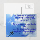 Mijn gedachten briefkaart (Voorkant / Achterkant)