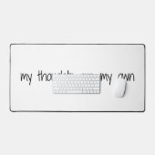 Mijn gedachten Desk Mat (Keyboard & Muis)